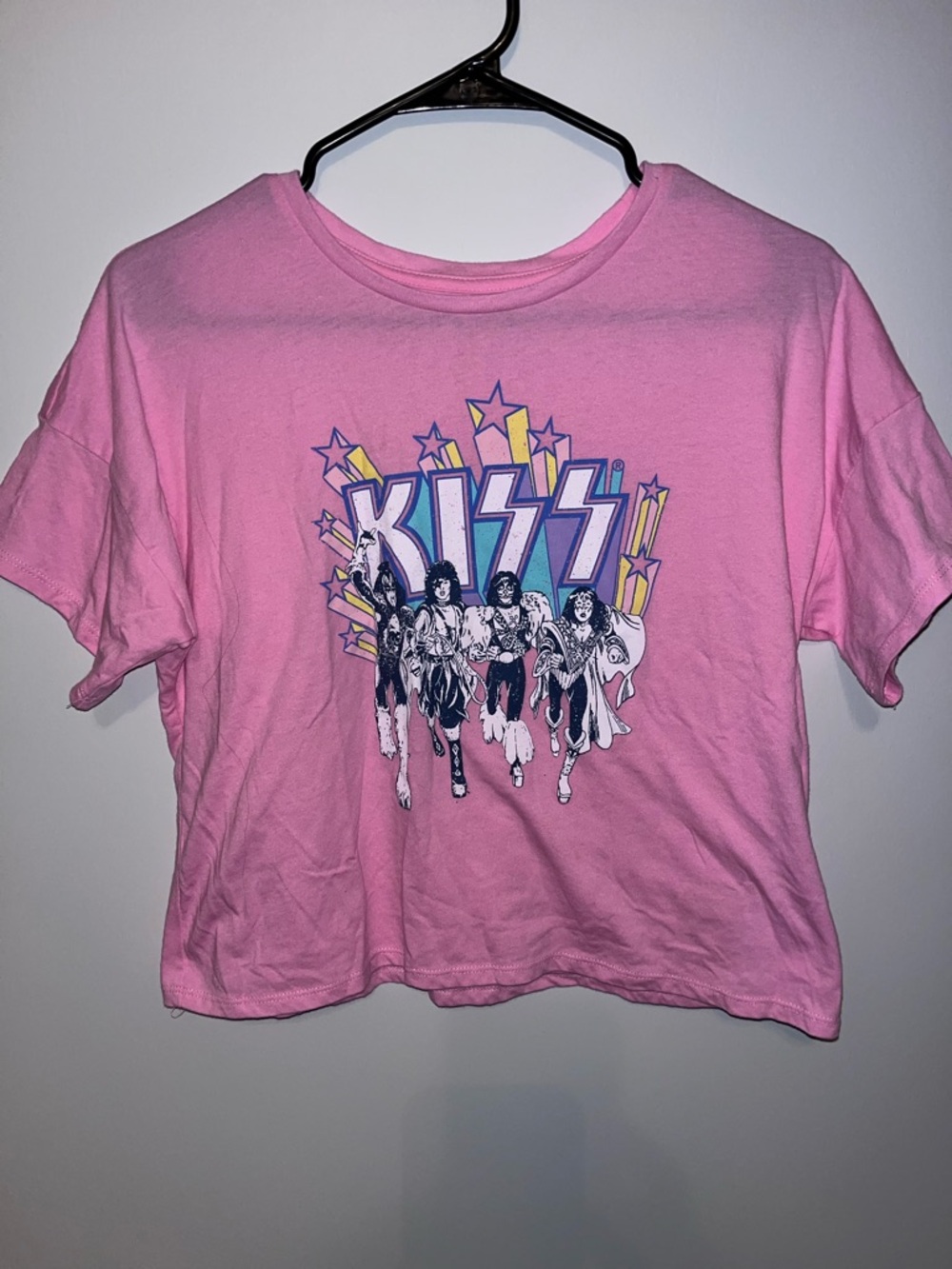 Kiss Pink Band Graphic Tee
